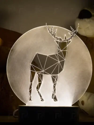 Personalized Acrylic Animal Shape LED Lamp – Best Gift Idea