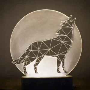 Customized 3D Acrylic LED Lamp – Modern Home Decor
