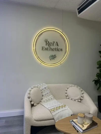 Customized Frosted Neon Light Acrylic Wall Decor