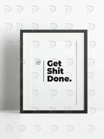 Elegant and minimalist motivational wall art by Pak Decors