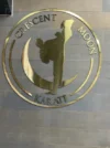 Raised 3D logo sign, custom laser cut for businesses