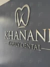 Modern laser cut 3D logo sign for salon and business