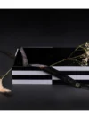 Personalized Monochrome Acrylic Box Baskets